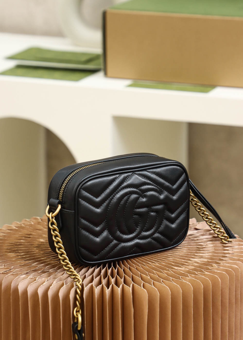 Gucci GG Marmont Mini & Small Shoulder  in Black | Camera - Replica Luxury Bags™