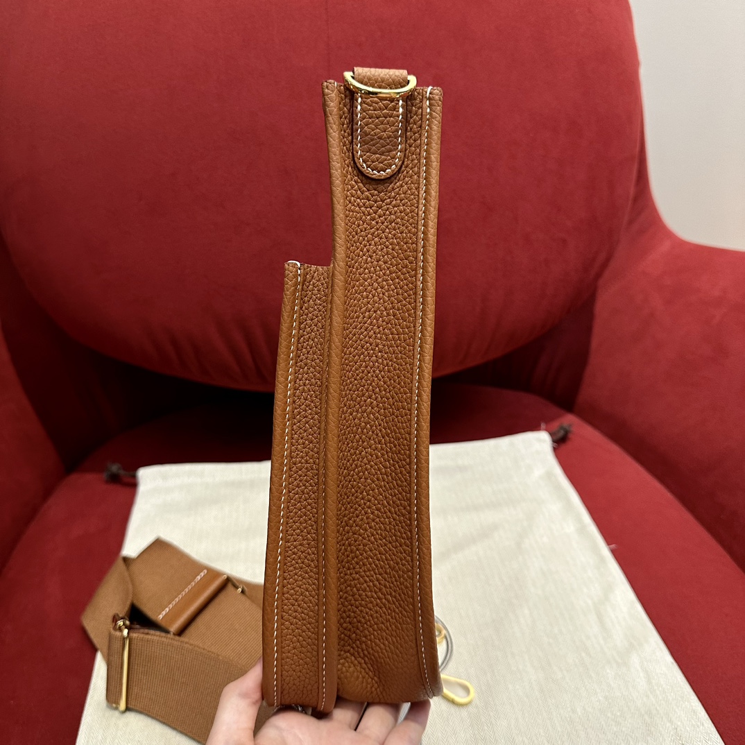 Hermes PM Evelyne  in Brown - Small - Replica Luxury Bags™