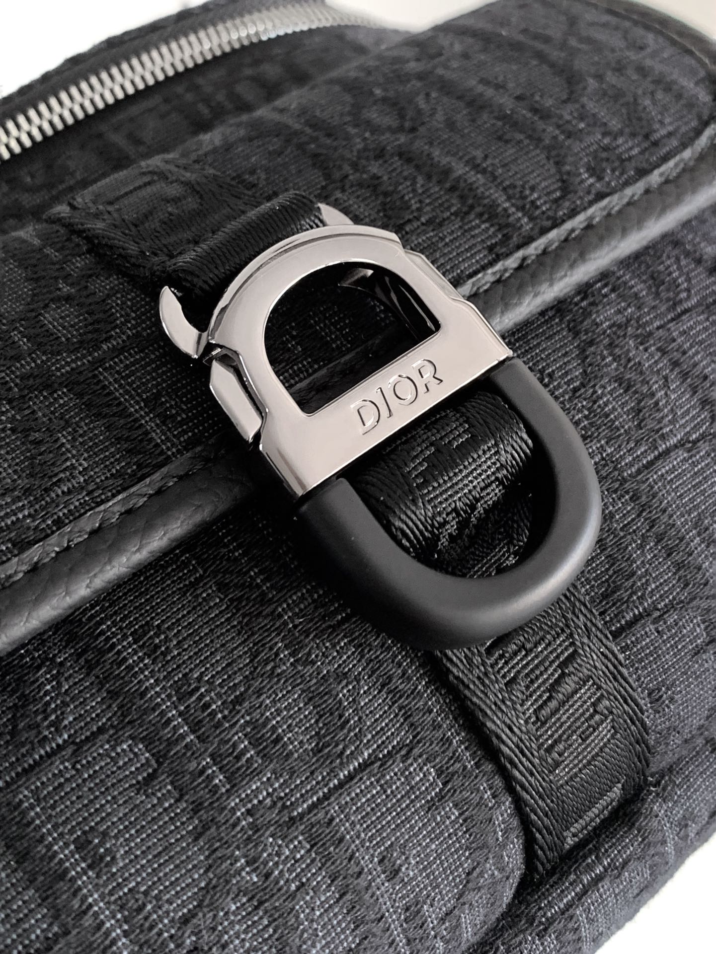 Dior 8 Belt Bag - Black Dior Oblique Jacquard - Replica Luxury Bags™