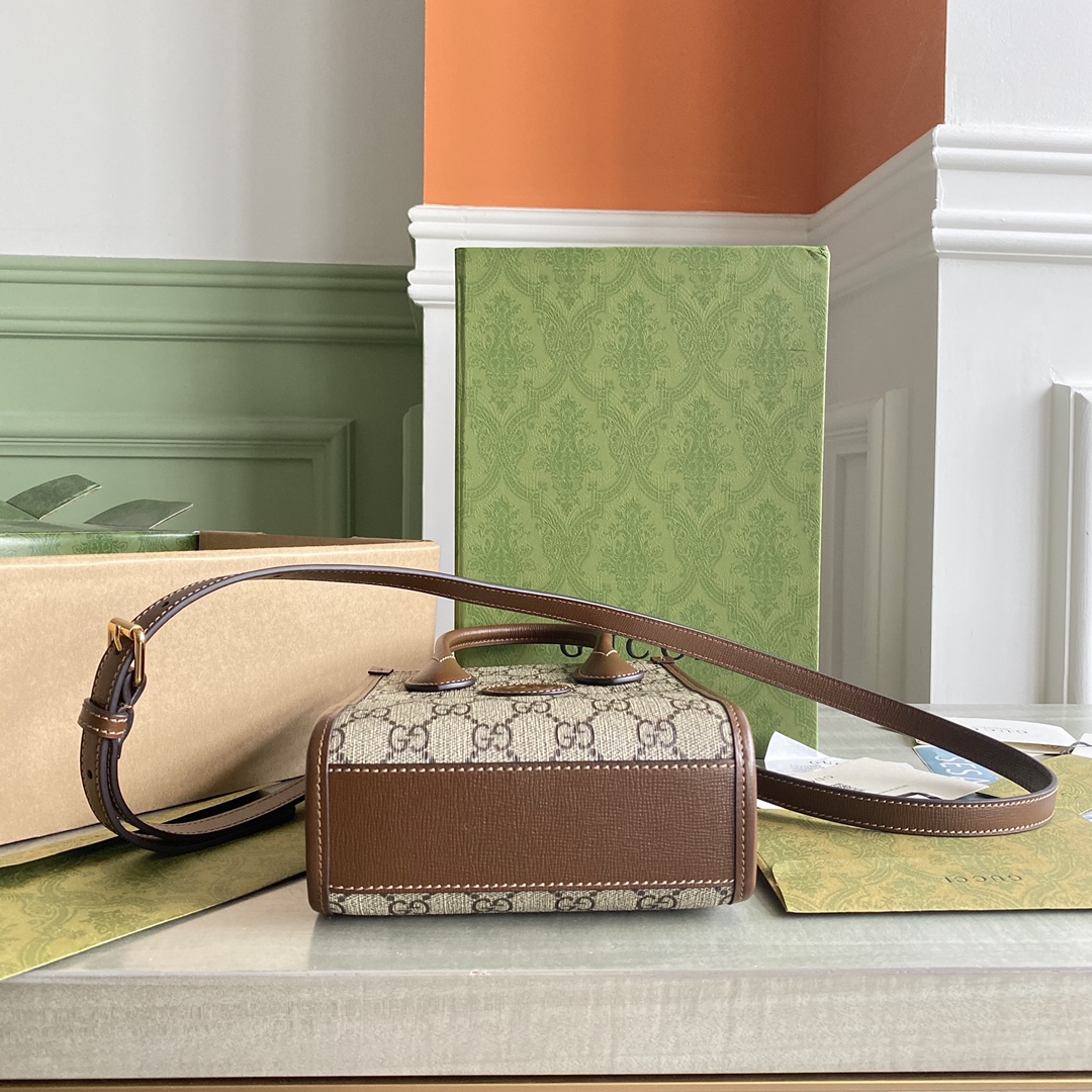 Gucci Mini Tote  in Brown - Replica Luxury Bags™