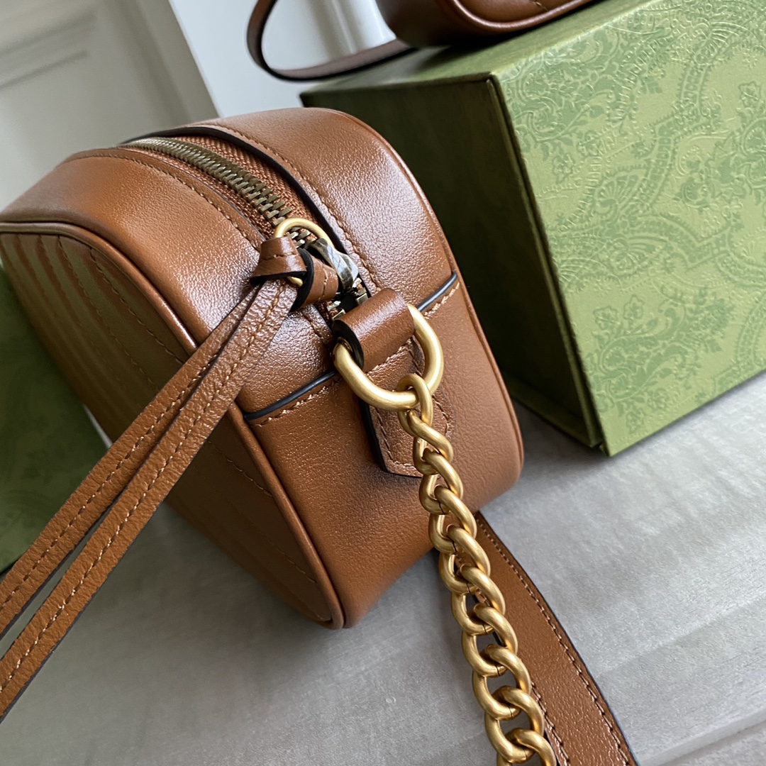 Gucci GG Marmont Mini & Small Shoulder  in Brown | Camera - Replica Luxury Bags™