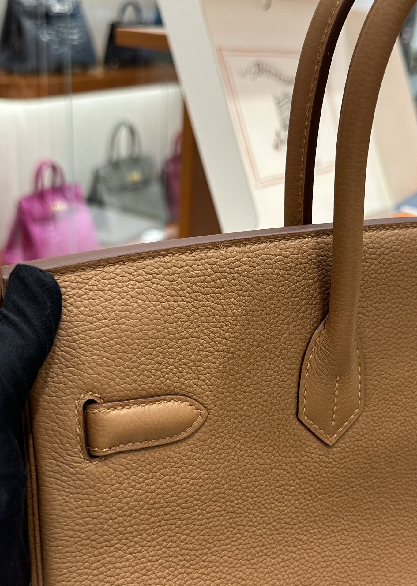 Hermes Birkin  35cm in Brown Gold Hardware - Replica Luxury Bags™