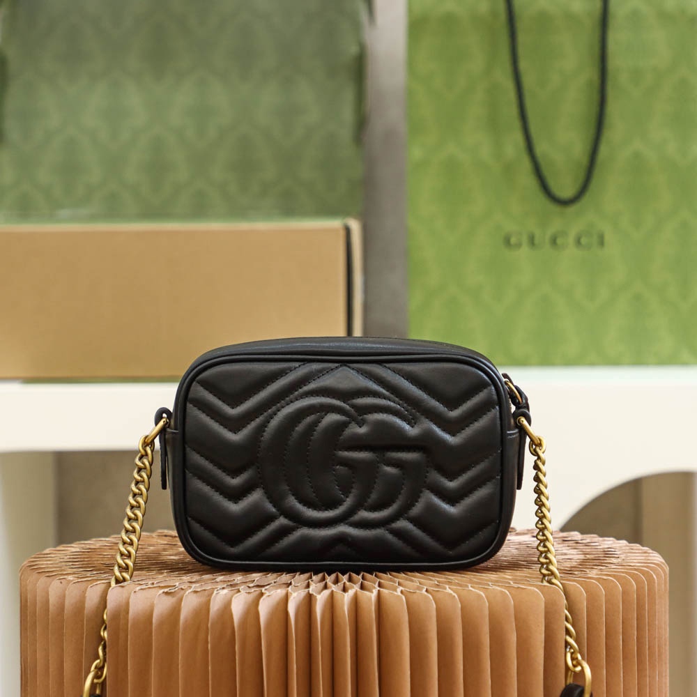 Gucci GG Marmont Mini & Small Shoulder  in Black | Camera - Replica Luxury Bags™