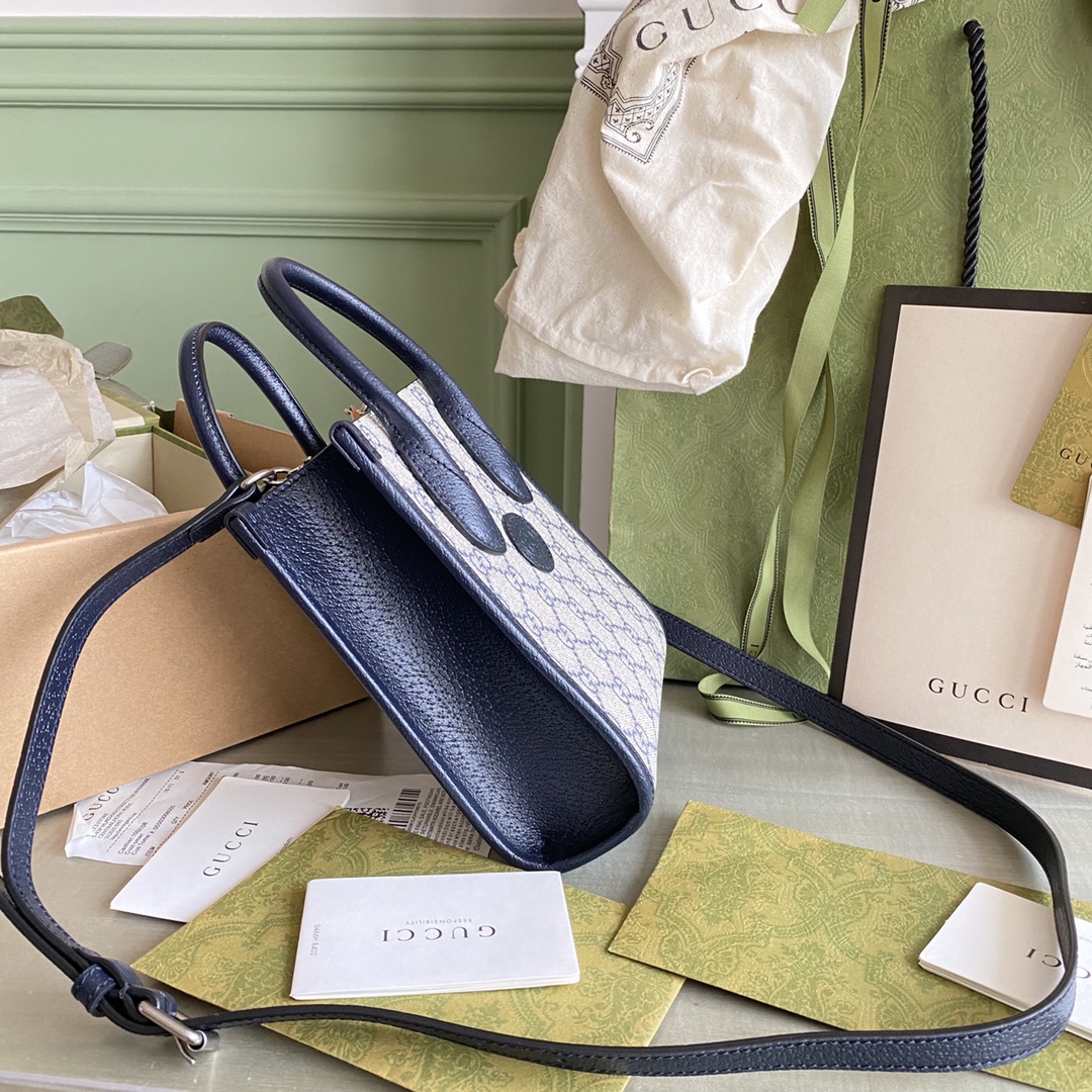 Gucci Mini Tote  in Blue - Replica Luxury Bags™