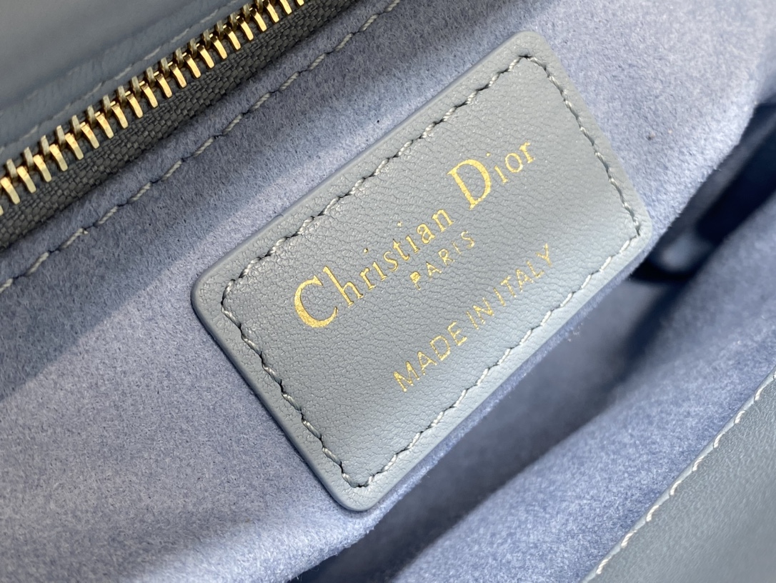 Mini & Small Lady Dior Two Tone  - Grey & Blue - Replica Luxury Bags™
