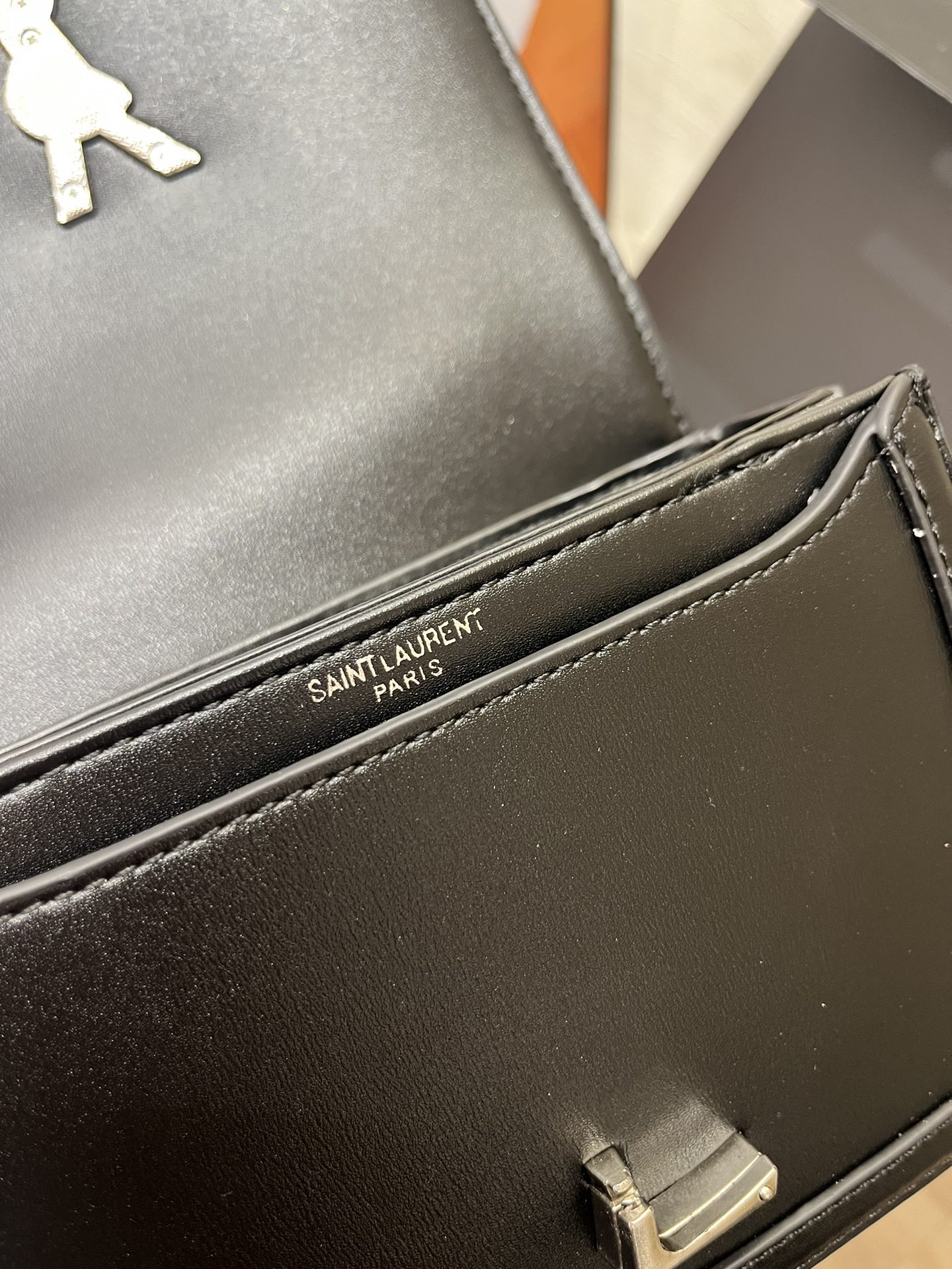 YSL Mini Shoulder  - Black Leather SilverHardware - Replica Luxury Bags™