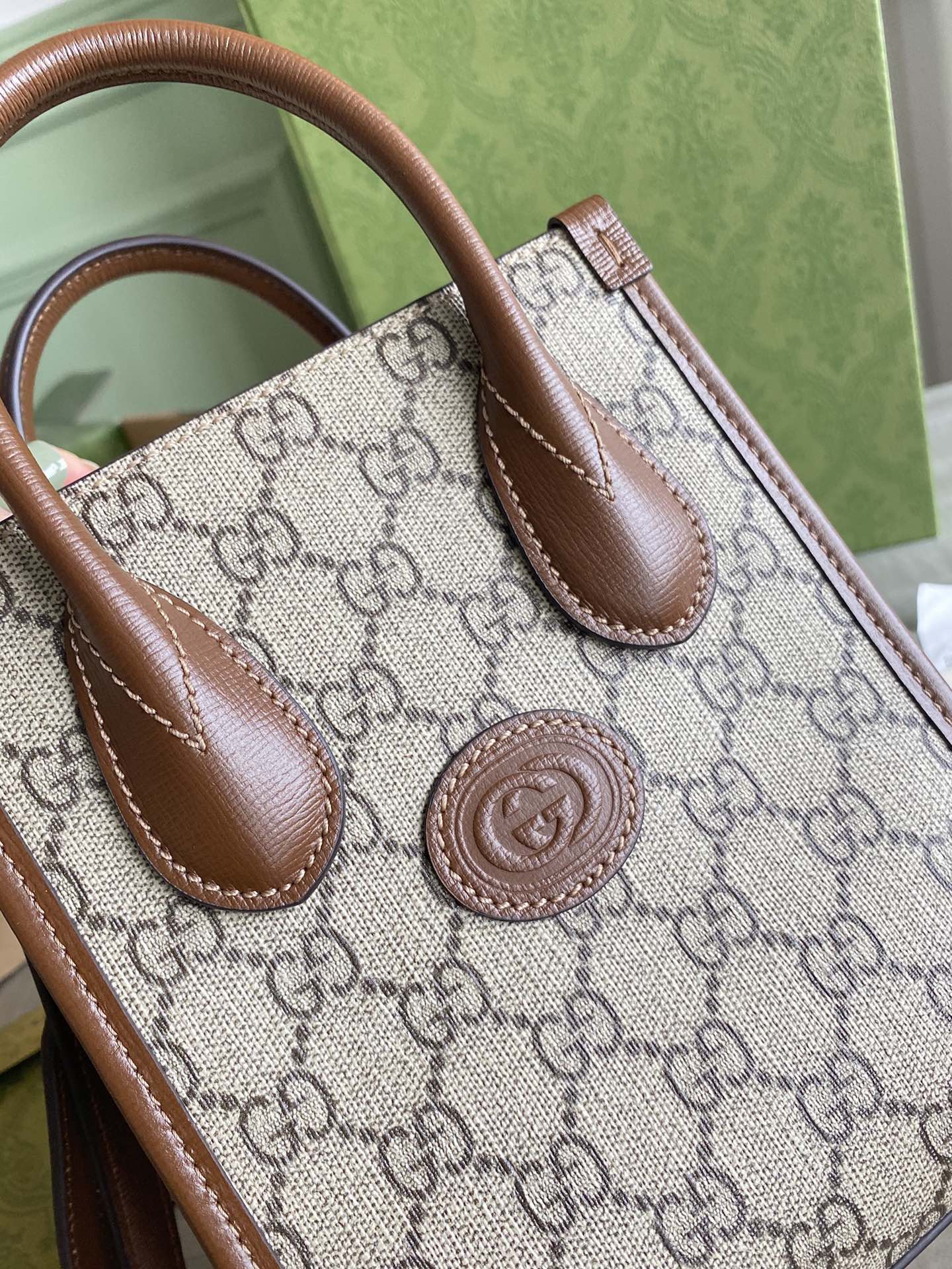 Gucci Mini Tote  in Brown - Replica Luxury Bags™