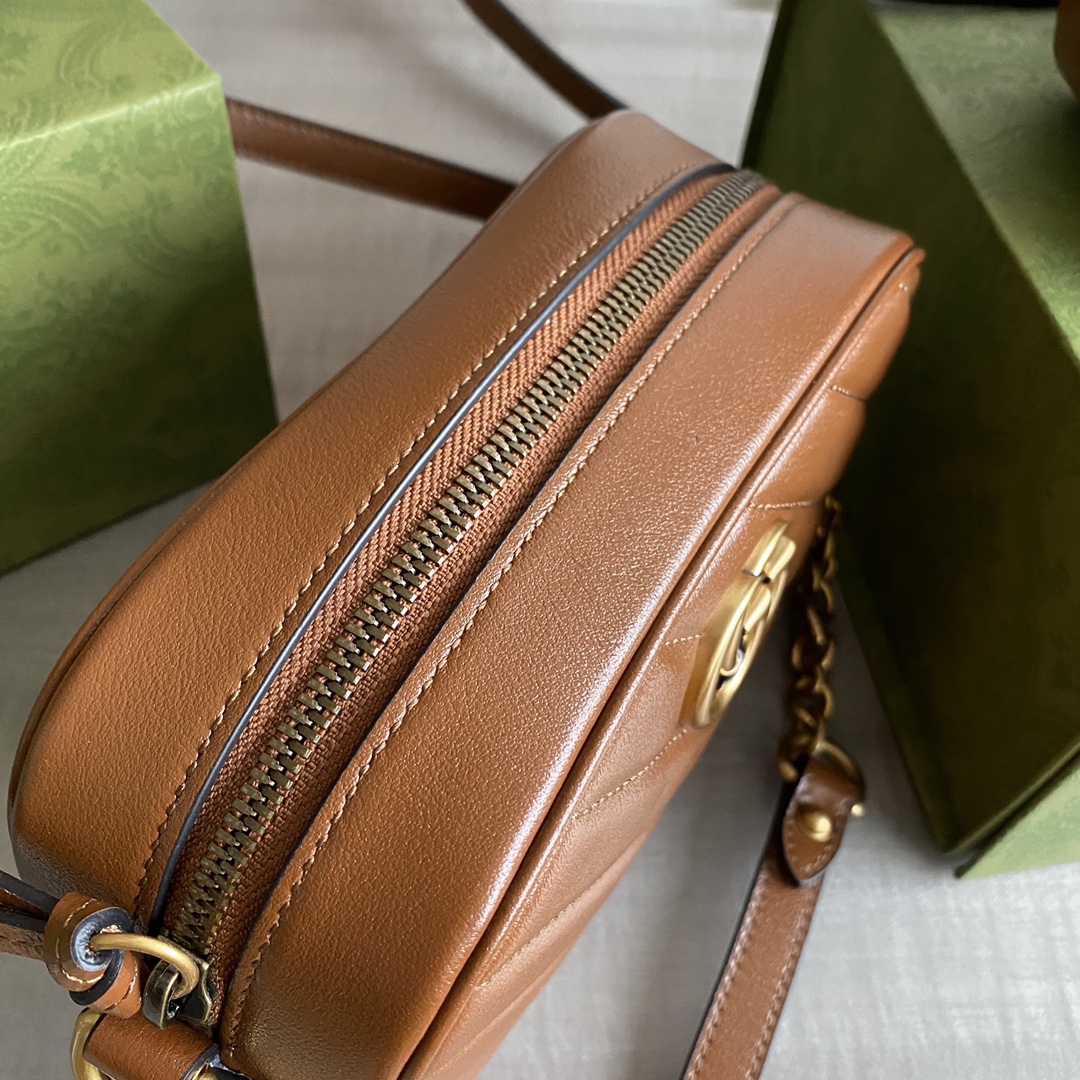 Gucci GG Marmont Mini & Small Shoulder  in Brown | Camera - Replica Luxury Bags™
