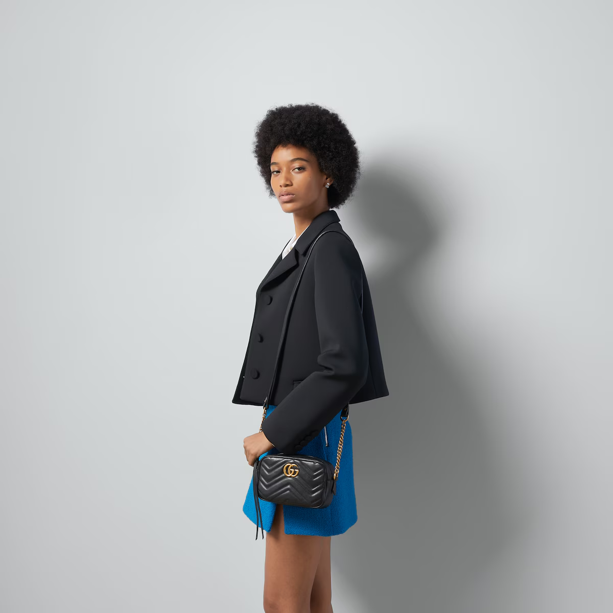 Gucci GG Marmont Mini & Small Shoulder  in Black | Camera - Replica Luxury Bags™