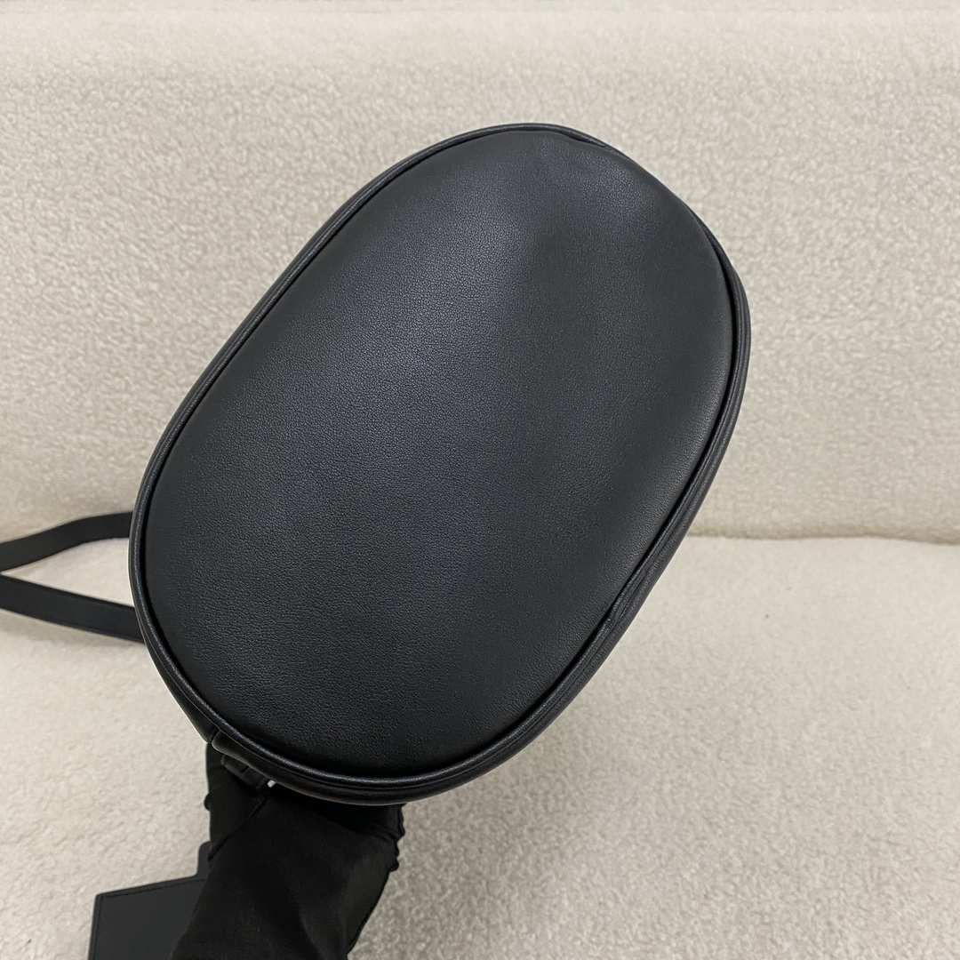 YSL RIVE GAUCHE Leather Debossed Logo Bucket - Replica Luxury Bags™