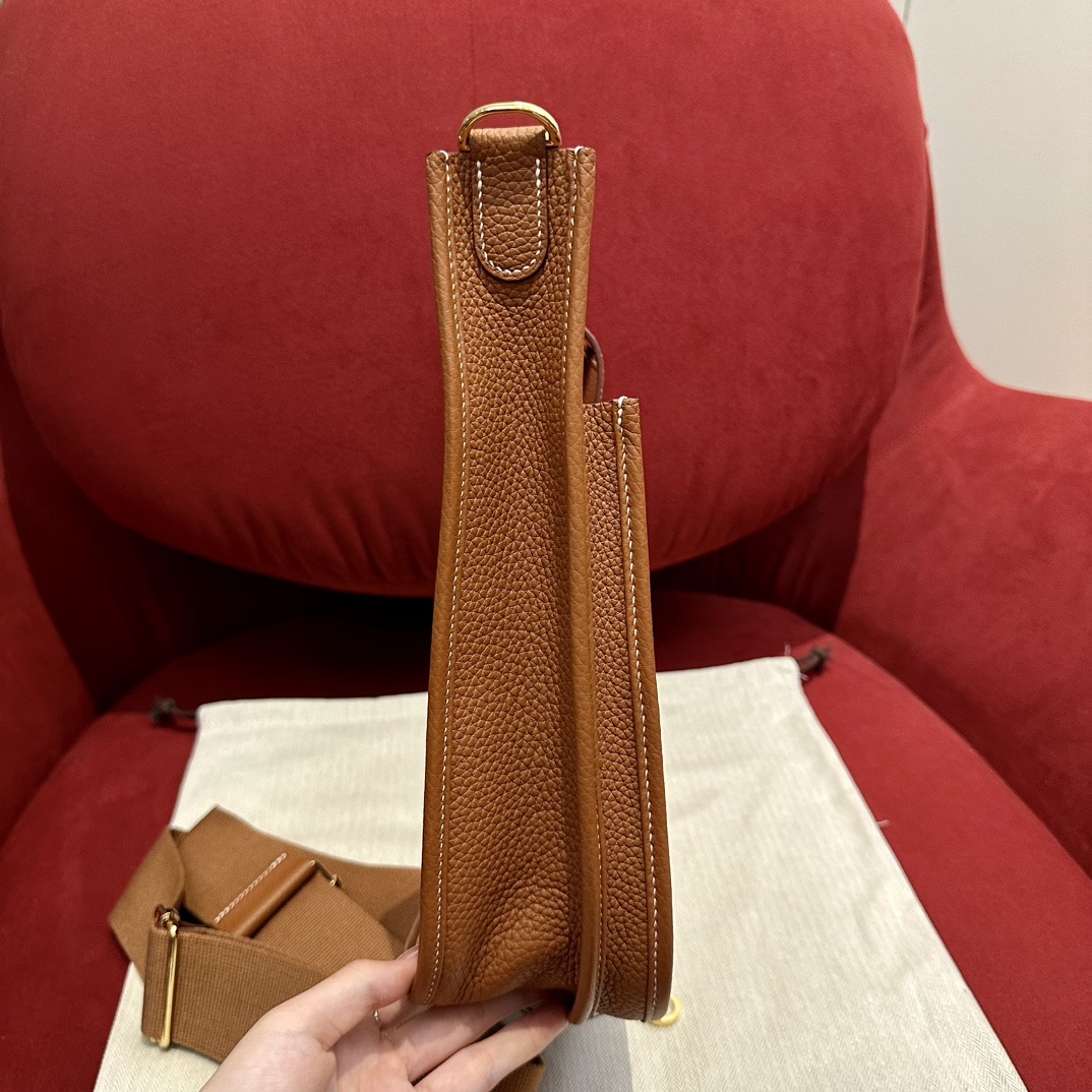 Hermes PM Evelyne  in Brown - Small - Replica Luxury Bags™