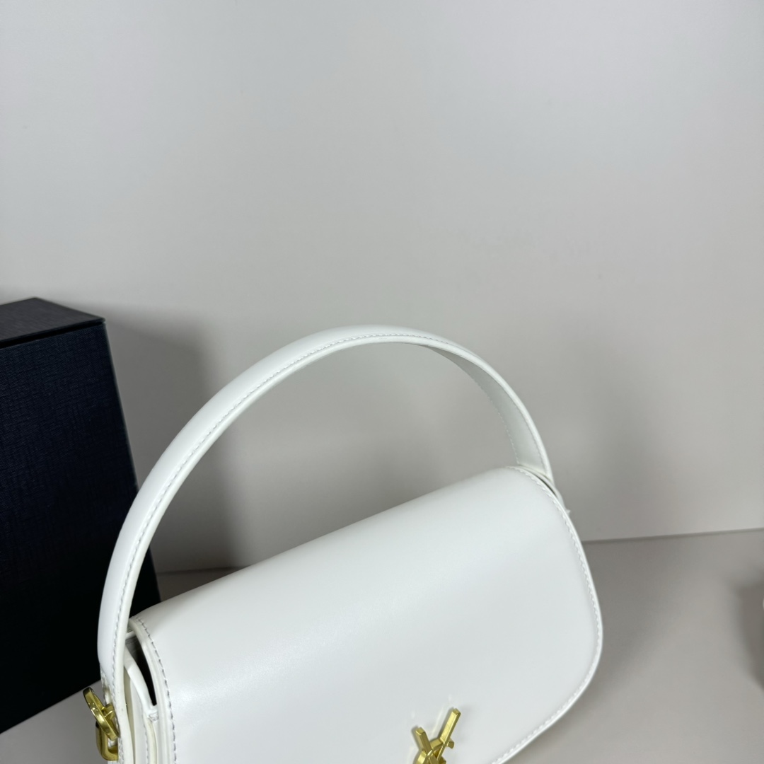 YSL Top Handle  - White - Replica Luxury Bags™