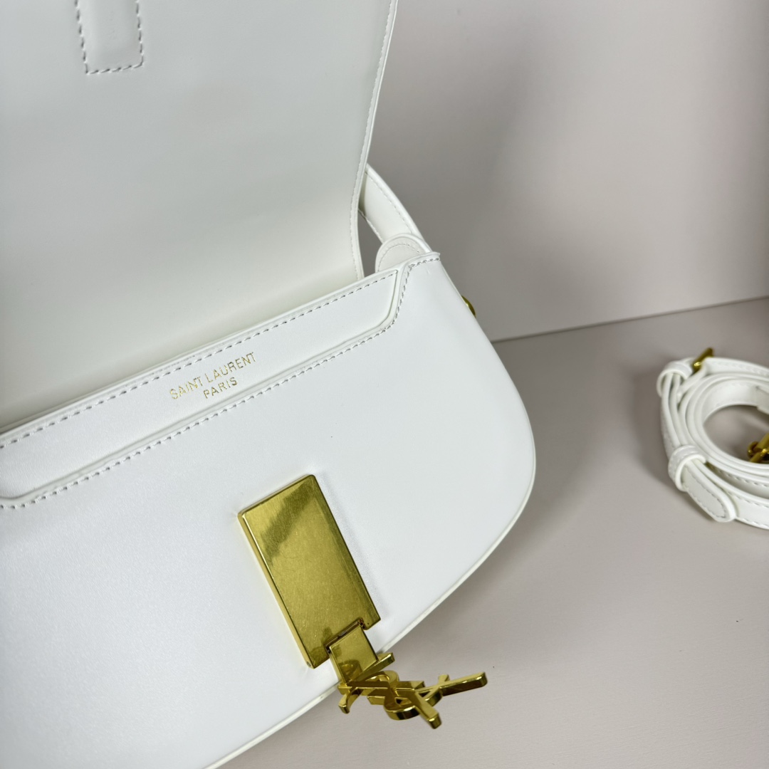 YSL Top Handle  - White - Replica Luxury Bags™