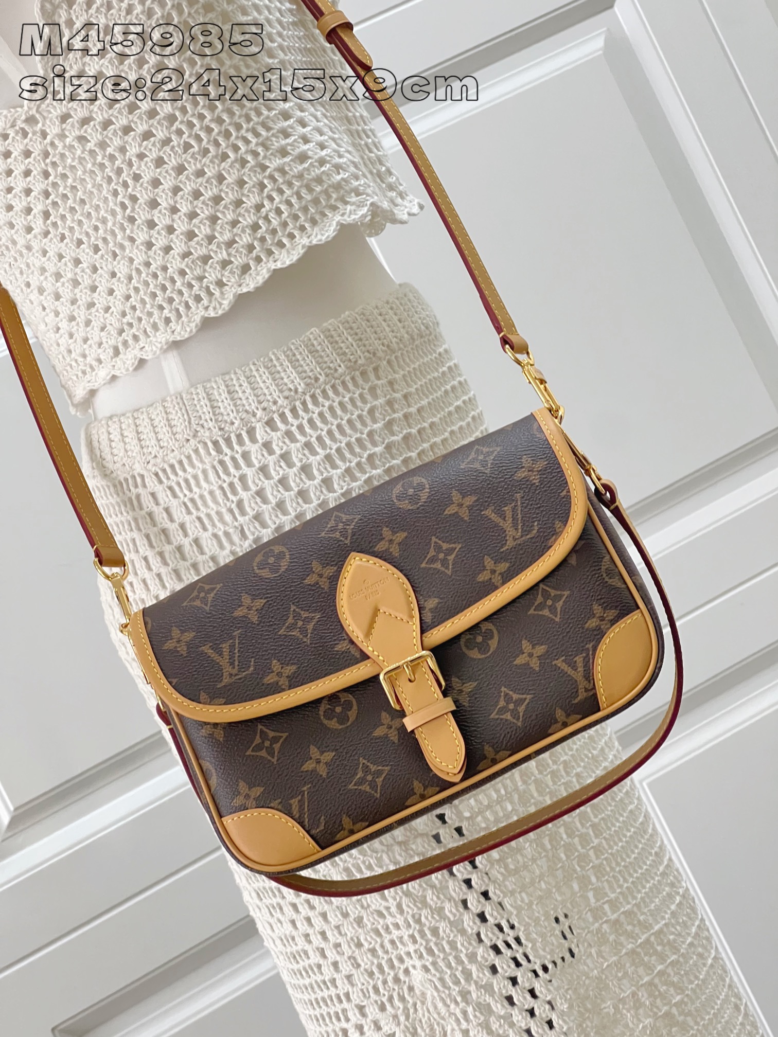 LV Diane  - Leather Strap Version - Replica Luxury Bags™