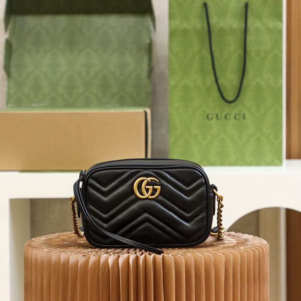 Gucci GG Marmont Mini & Small Shoulder  in Black | Camera - Replica Luxury Bags™