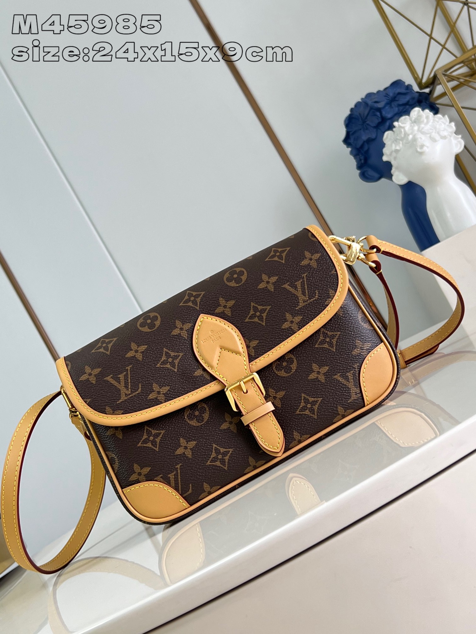 LV Diane  - Leather Strap Version - Replica Luxury Bags™