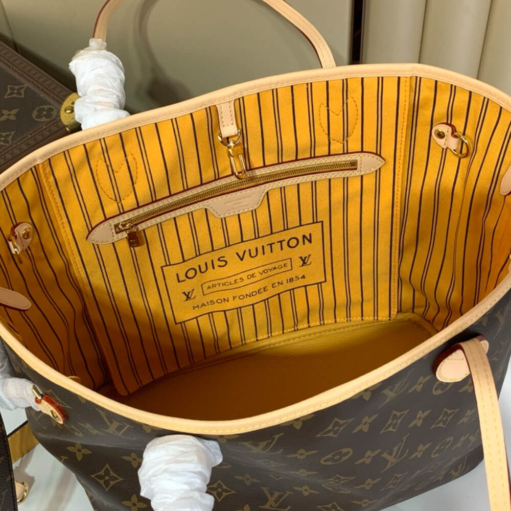 LV Neverfull Bandouliere Inside Out MM Bag - Replica Luxury Bags™