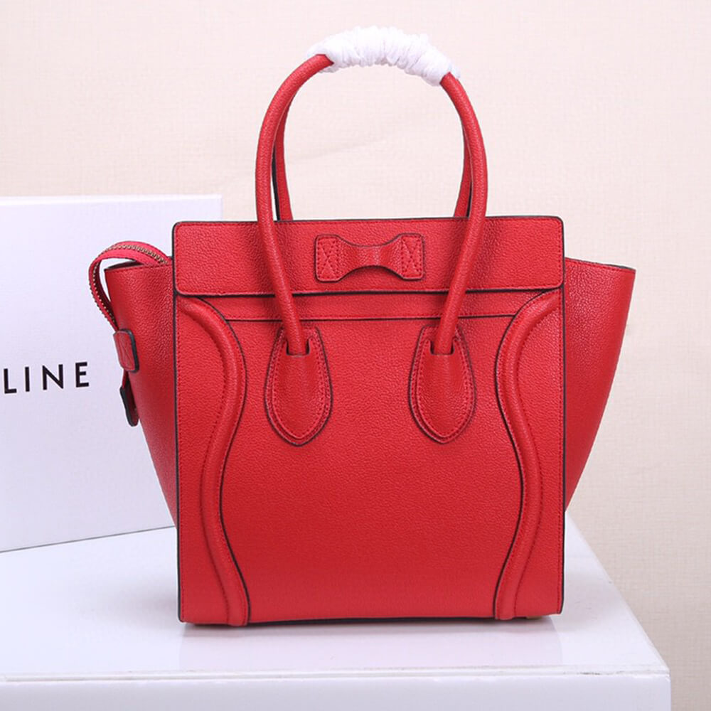 Celine Micro Luggage Handbag in Calfskin - Replica Luxury Bags™