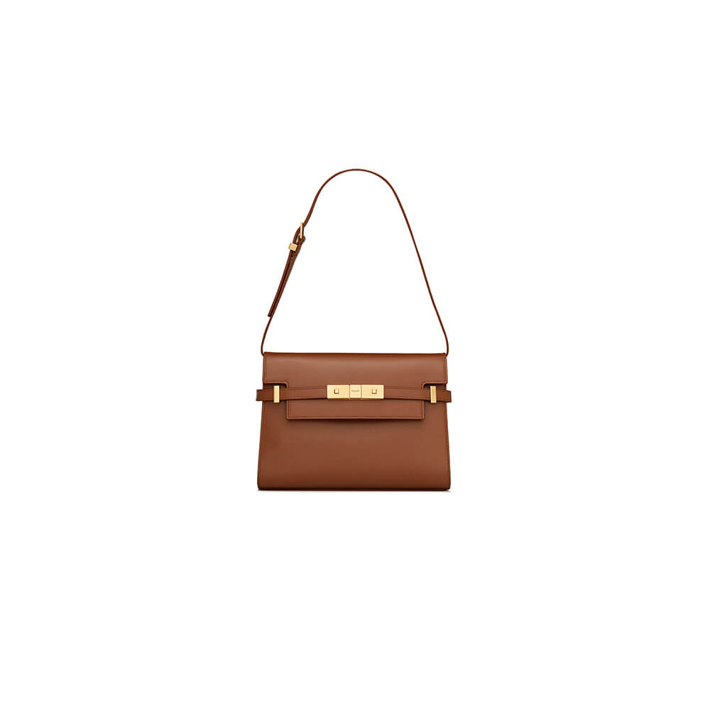 YSL Manhattan Small Shoulder Bag in Box Saint Laurent Leather - Replica Luxury Bags™