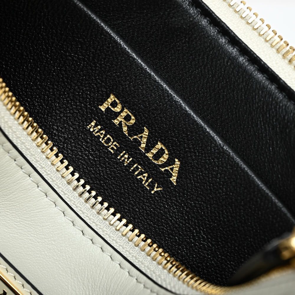 Prada Arque Leather Shoulder Bag - Replica Luxury Bags™