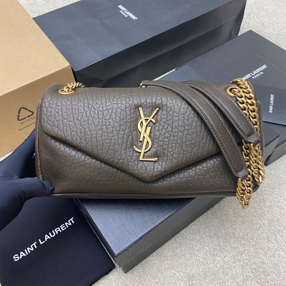 YSL Calypso Medium in Grained Lambskin Bag - Replica Luxury Bags™