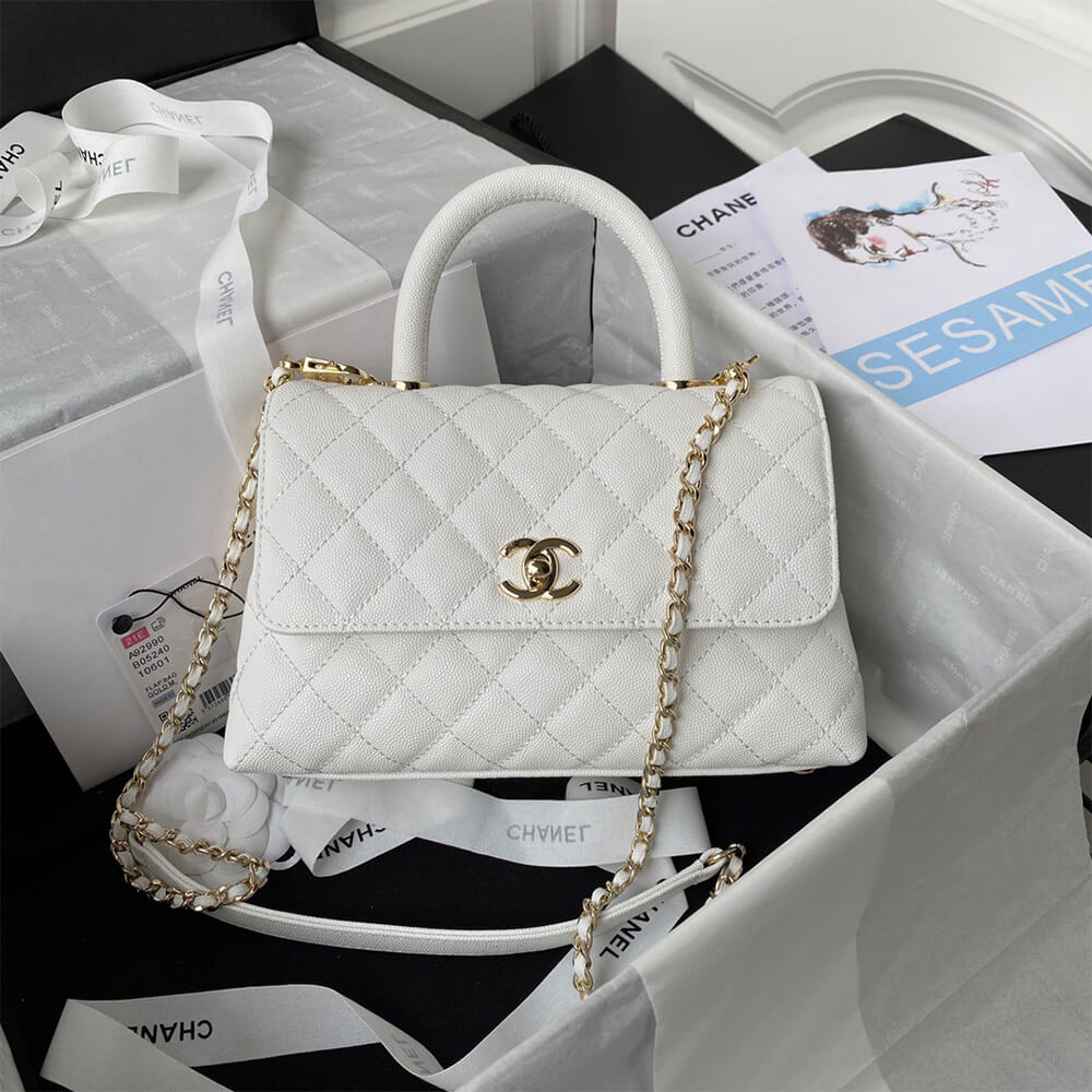 Chanel Coco Handle Bag Small with Top Handle - Replica Luxury Bags™
