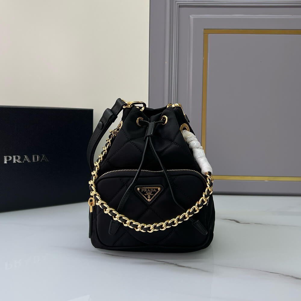 Prada Re-Edition 1995 Chaîne Re-Nylon Shoulder Bag - Replica Luxury Bags™