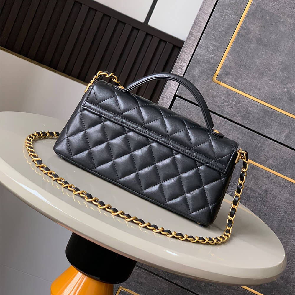 Chanel Mini Flap Bag with Top Handle - Replica Luxury Bags™