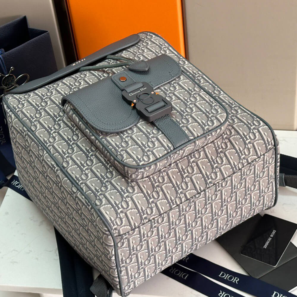 Dior Saddle Backpack Bag with Flap - Replica Luxury Bags™