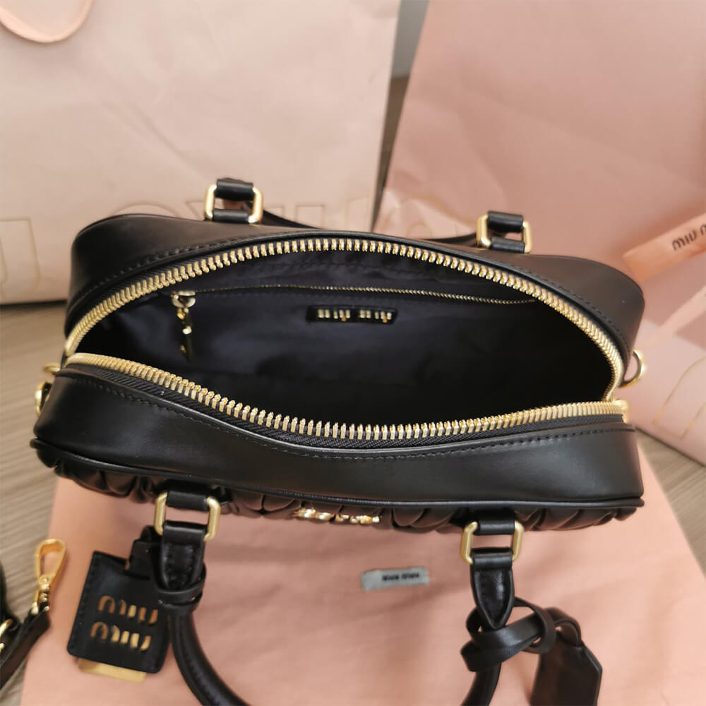 Miumiu Matelasse Nappa Leather Top Handle Bag - Replica Luxury Bags™