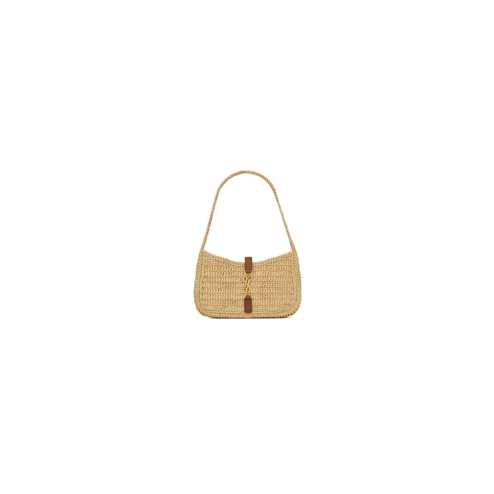 YSL LE 5 A 7 Mini Bag in Raffia - Replica Luxury Bags™
