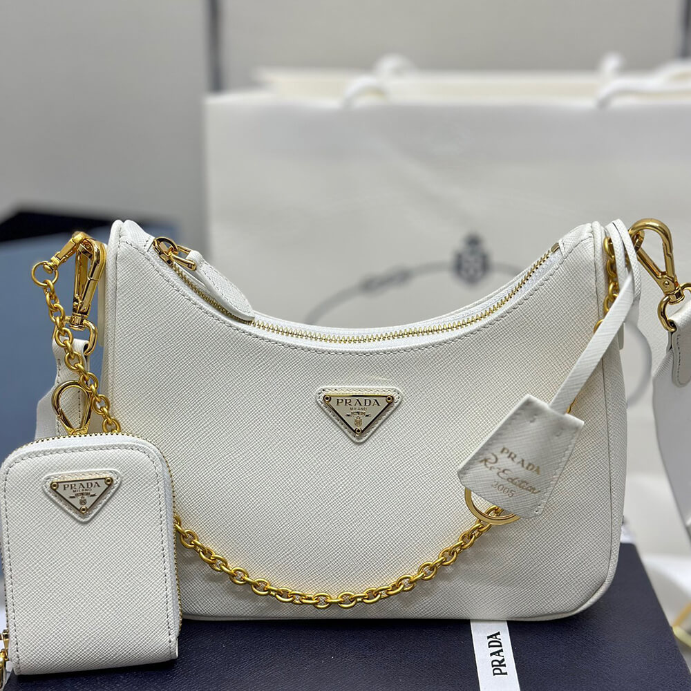 Prada Re-Edition 2005 Saffiano Leather Bag - Replica Luxury Bags™