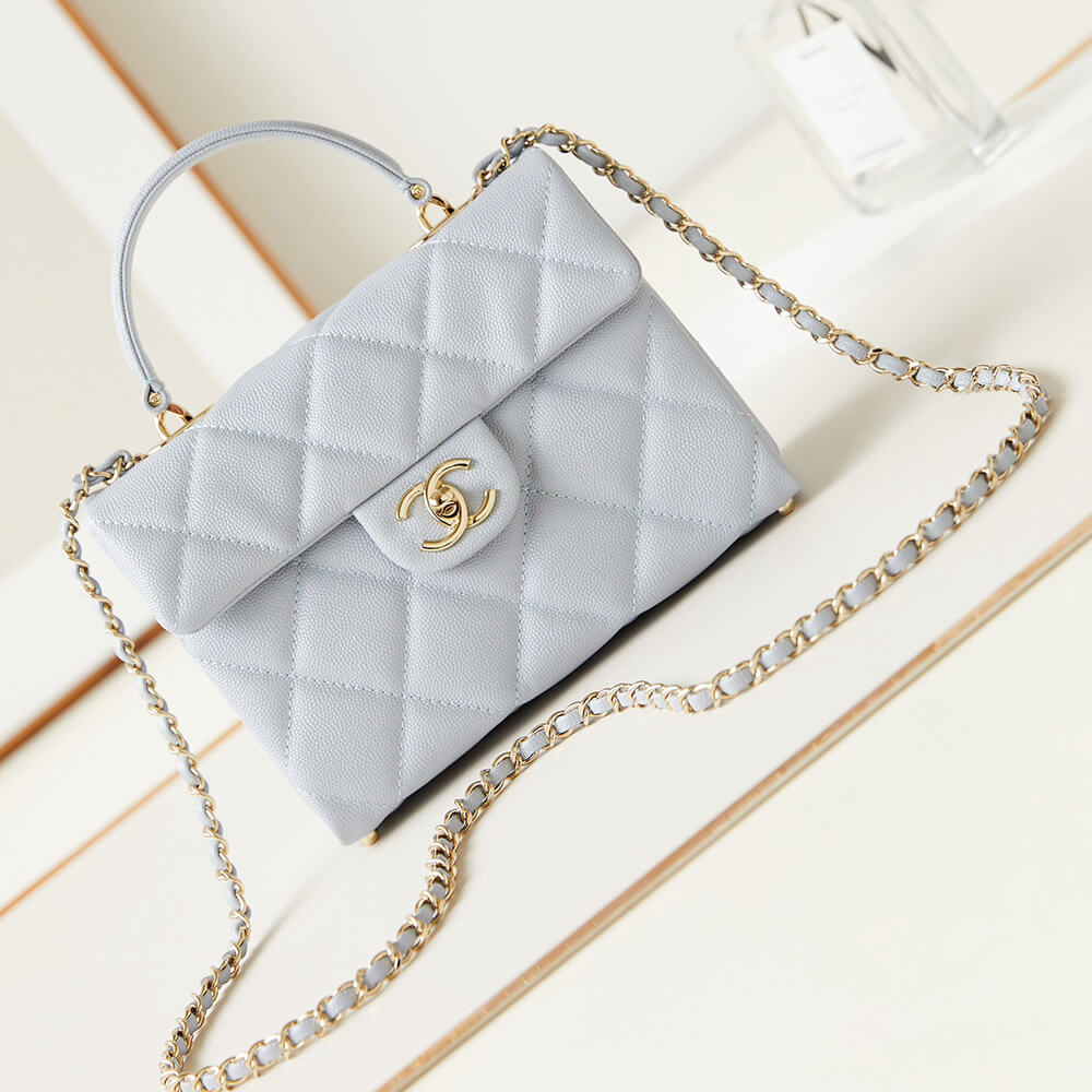 Chanel Small Flap Bag with Top Handle - Replica Luxury Bags™