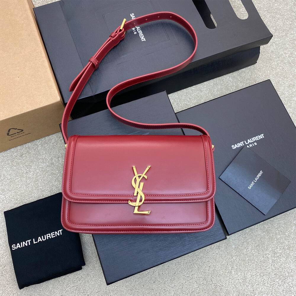 YSL SOLFERINO MEDIUM SATCHEL IN BOX SAINT LAURENT BAG - Replica Luxury Bags™