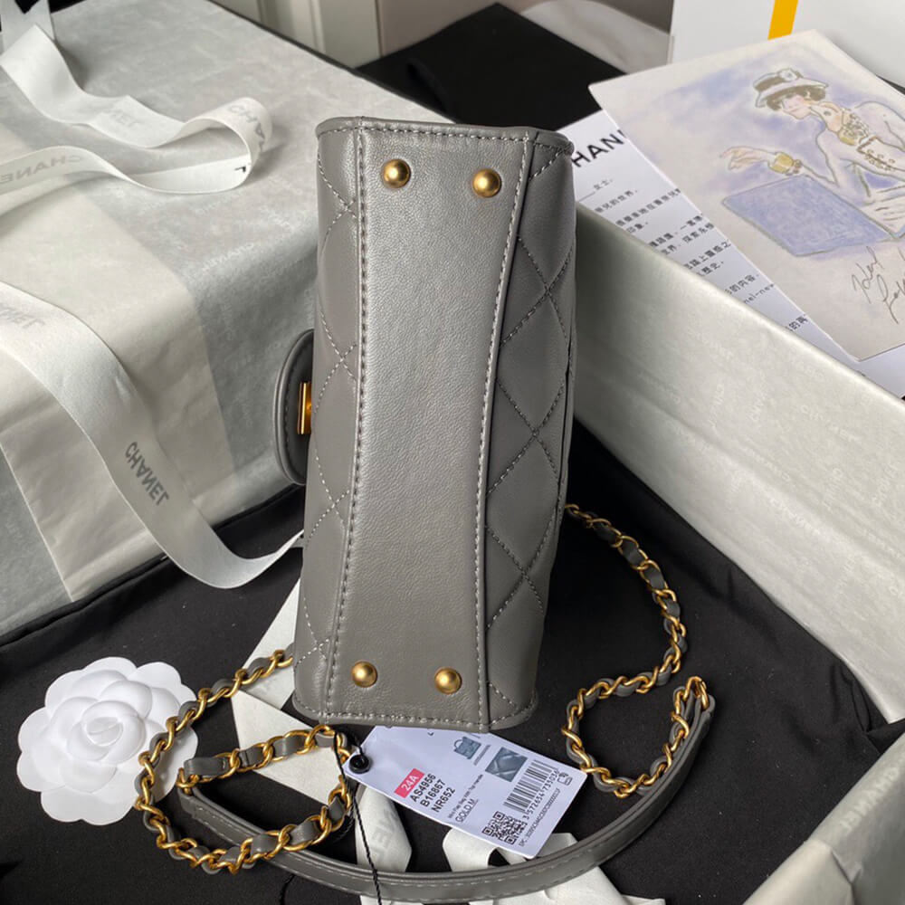 Chanel Mini Flap Bag With Top Handle - Replica Luxury Bags™