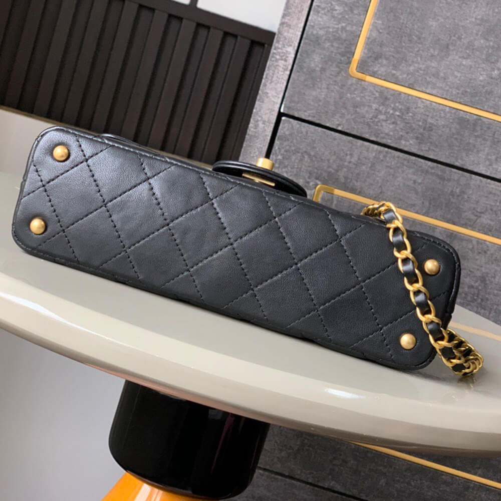 Chanel Mini Flap Bag with Top Handle - Replica Luxury Bags™