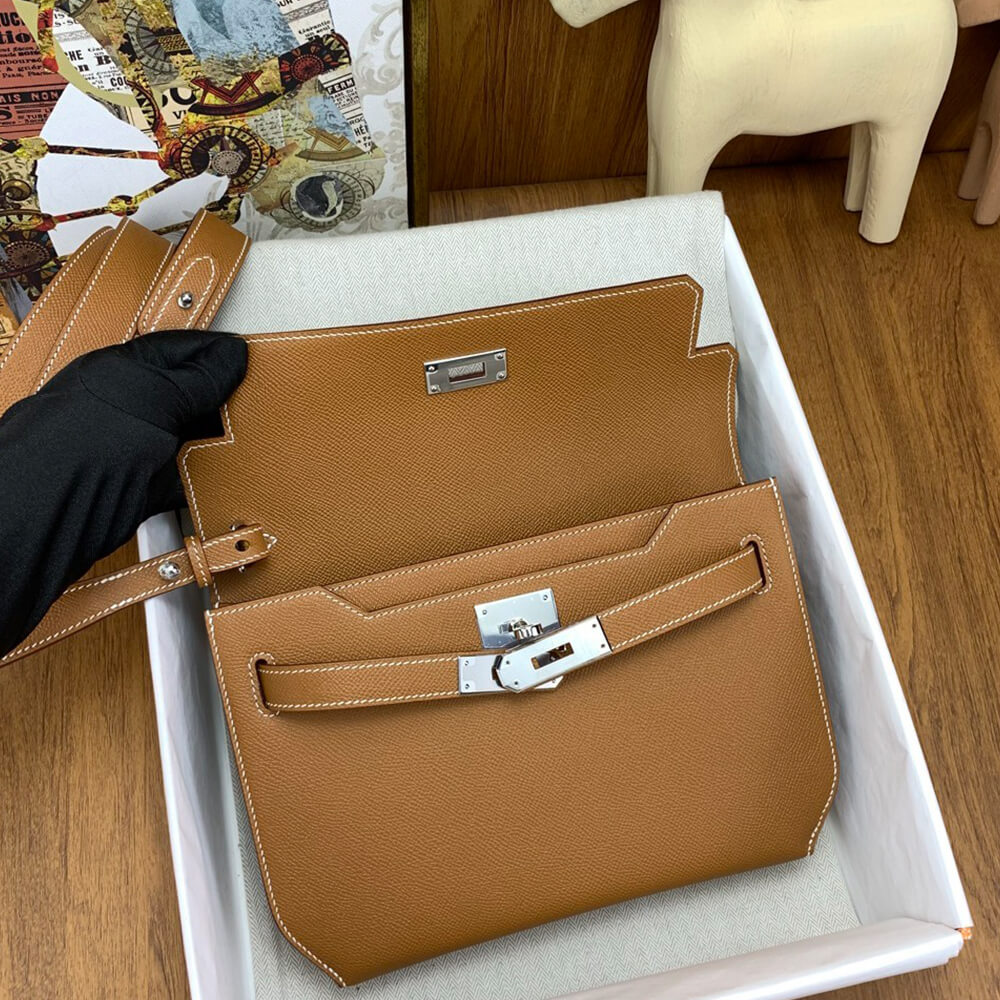 Hermes Kelly Depeches 25 Pouch Bag - Replica Luxury Bags™