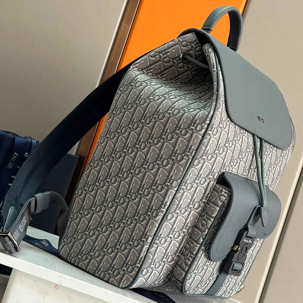 Dior Saddle Backpack Bag with Flap - Replica Luxury Bags™