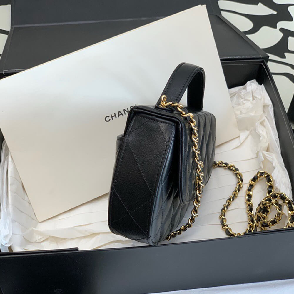 Chanel Mini Flap Bag With Handle - Replica Luxury Bags™