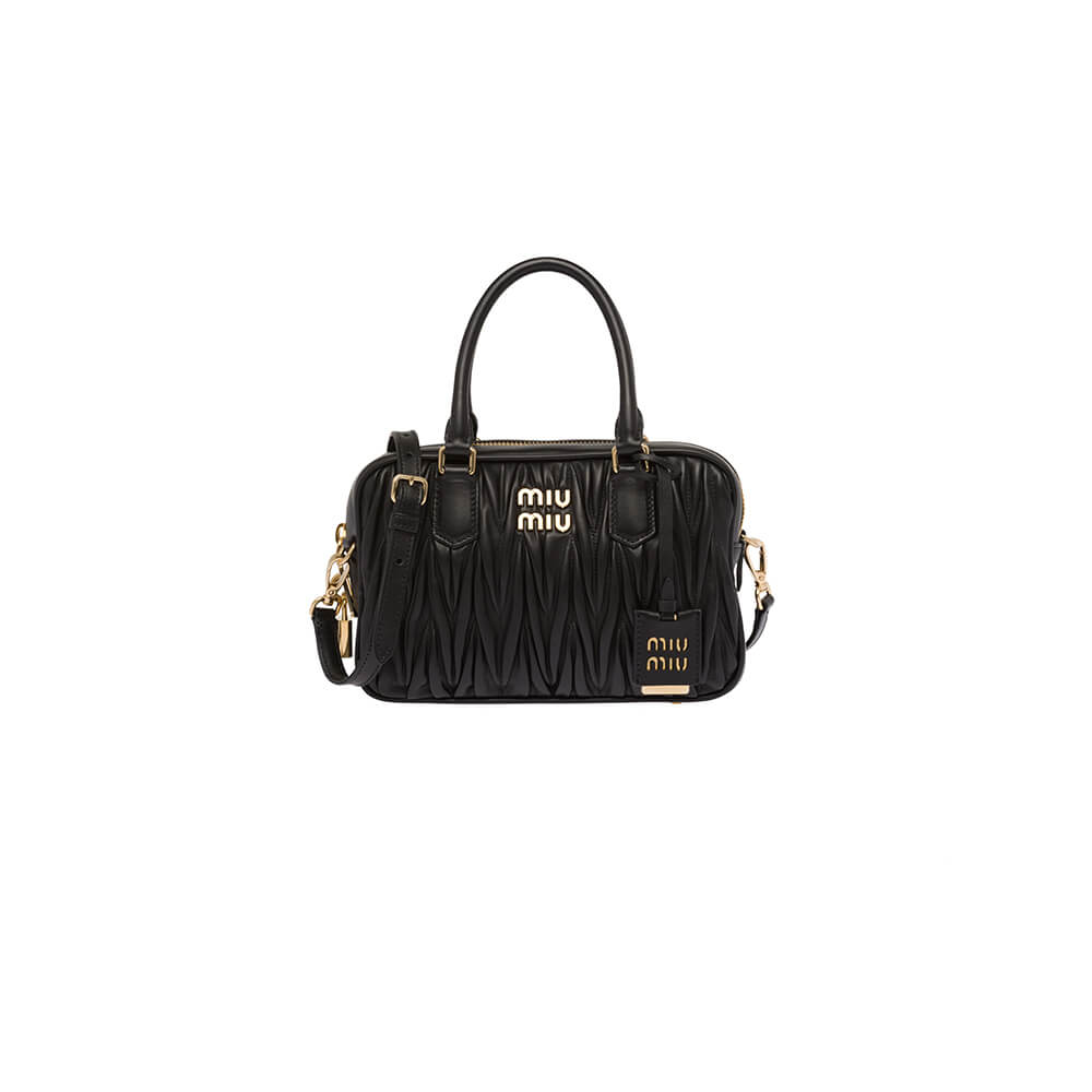 Miumiu Matelasse Nappa Leather Top Handle Bag - Replica Luxury Bags™