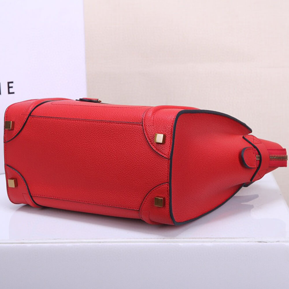 Celine Micro Luggage Handbag in Calfskin - Replica Luxury Bags™