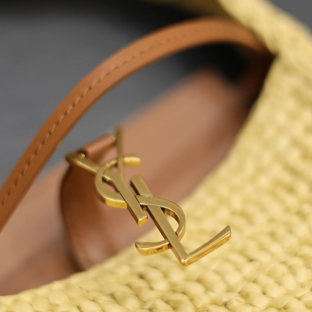 YSL LE 5 A 7 Mini Bag in Raffia - Replica Luxury Bags™