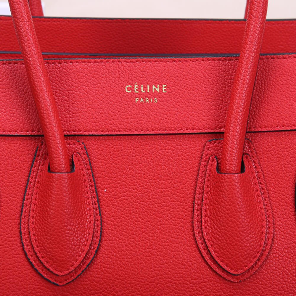 Celine Micro Luggage Handbag in Calfskin - Replica Luxury Bags™
