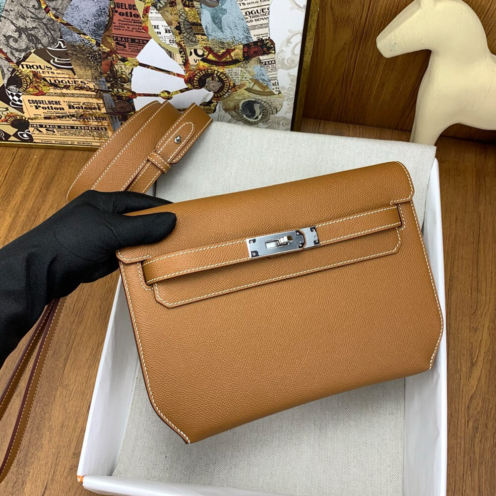 Hermes Kelly Depeches 25 Pouch Bag - Replica Luxury Bags™