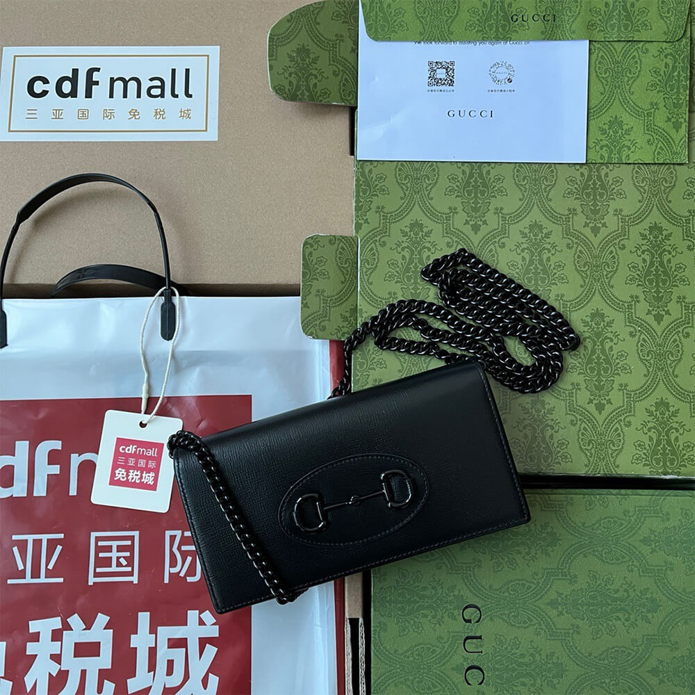 Gucci Horsebit 1955 Wallet With Chain Bag - Replica Luxury Bags™