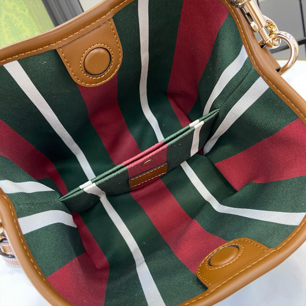 Gucci GG Emblem Mini Bucket Bag - Replica Luxury Bags™