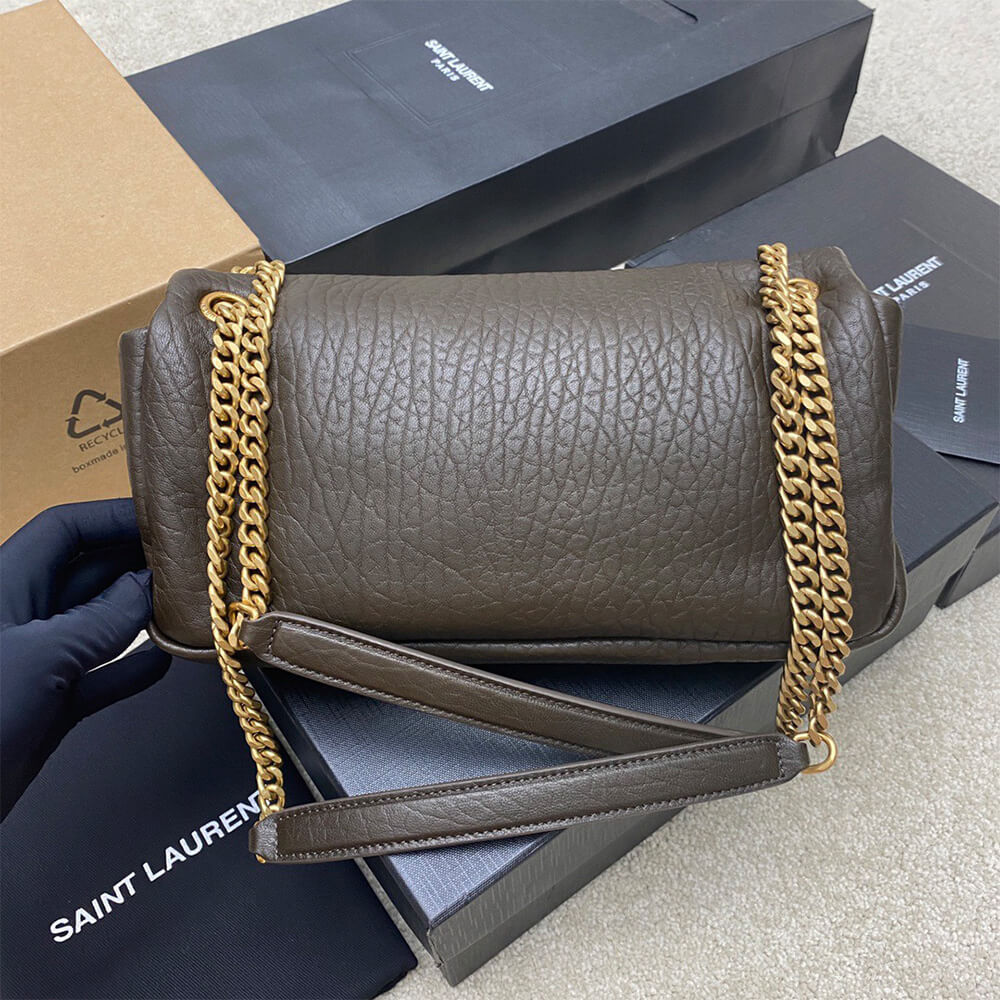 YSL Calypso Medium in Grained Lambskin Bag - Replica Luxury Bags™