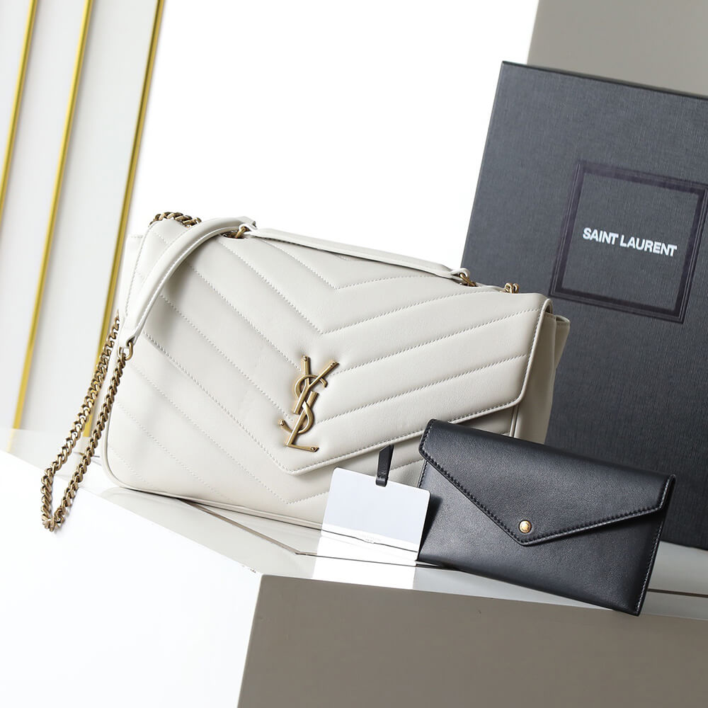 YSL Loulou Large Bag in Matelasse Lambskin - Replica Luxury Bags™