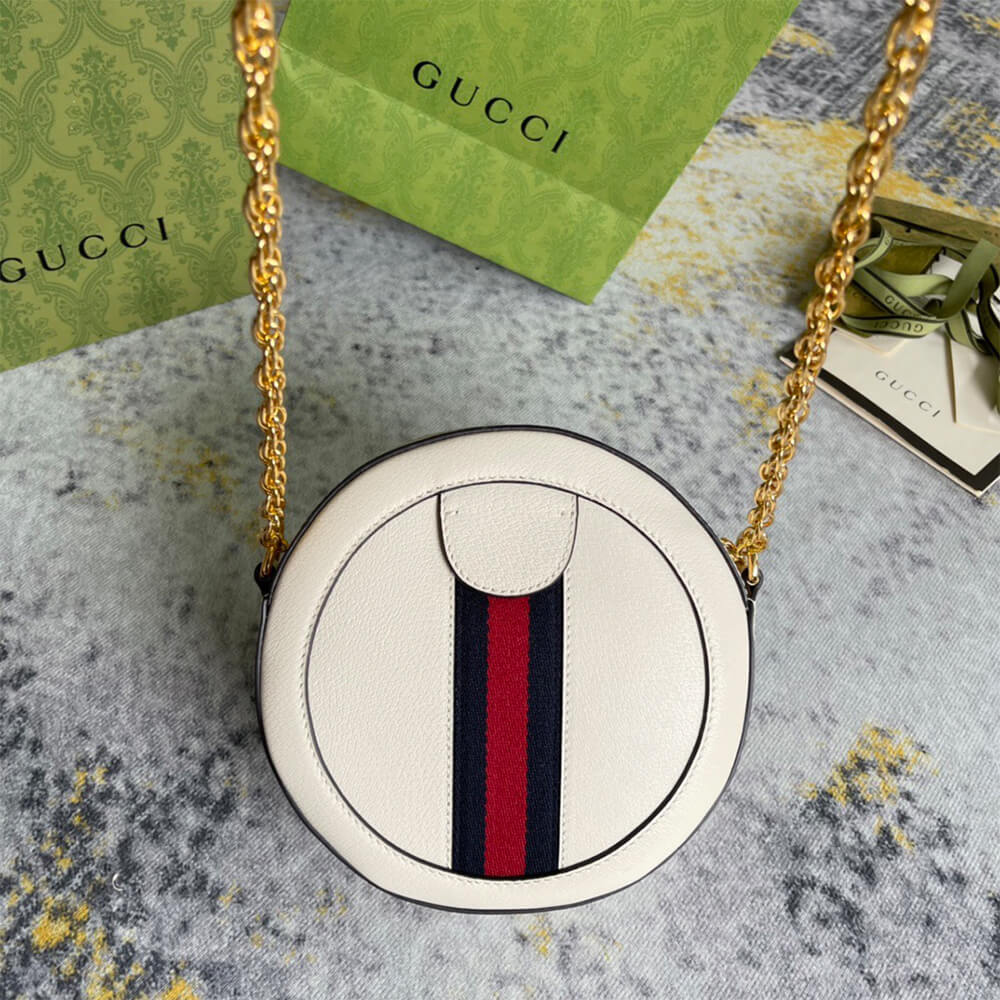 Gucci Ophidia GG Mini Round Shoulder Bag - Replica Luxury Bags™