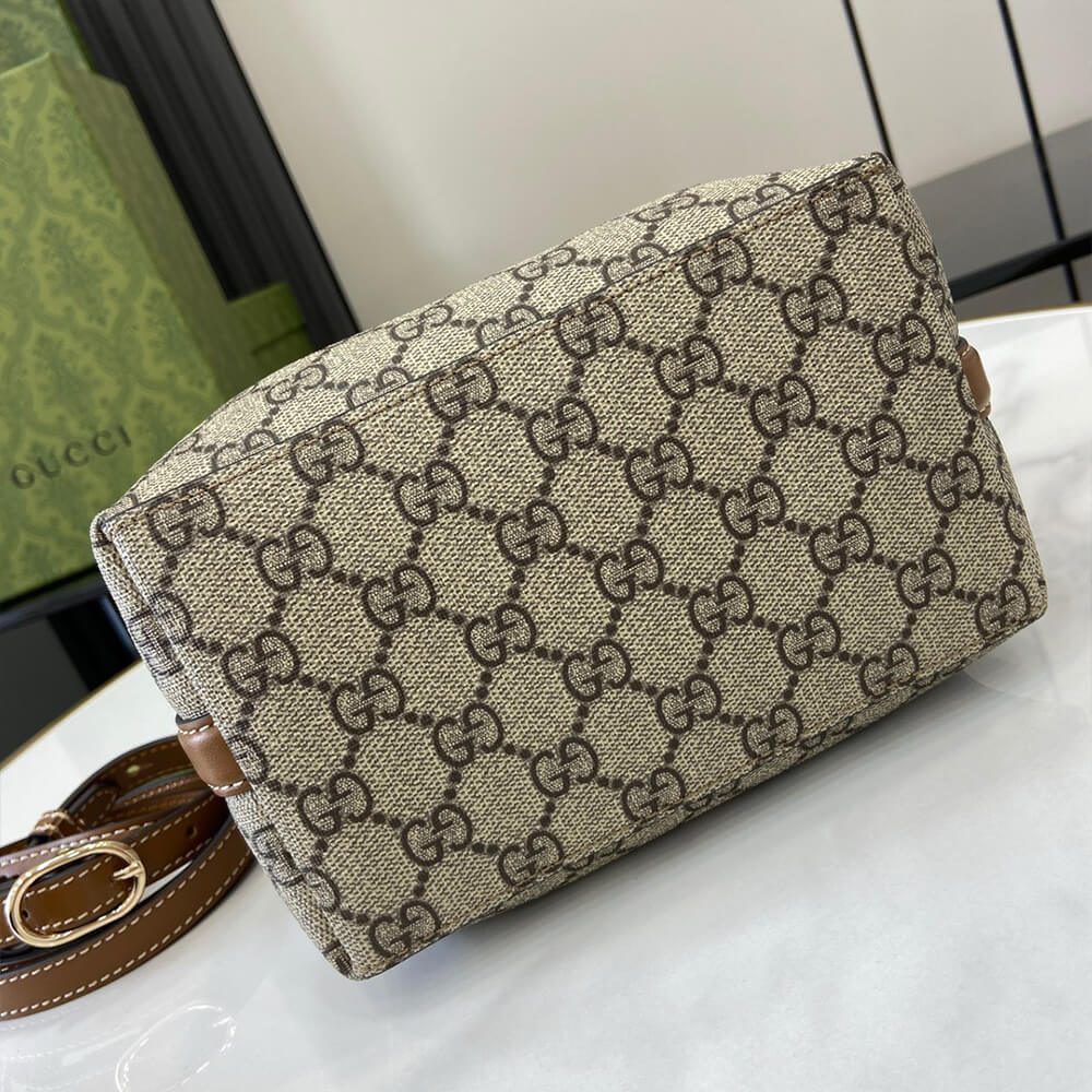 Gucci GG Emblem Mini Bucket Bag - Replica Luxury Bags™